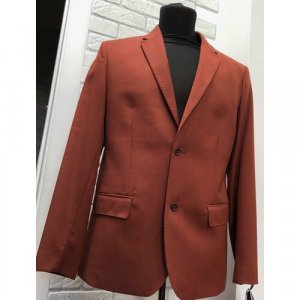 Пиджак , размер 182-108, коралловый, коричневый ABSOLUTEX. Цвет: коричневый/коралловый