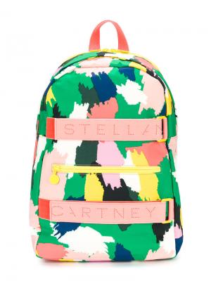 Рюкзак с принтом в виде мазков краски Stella Mccartney Kids. Цвет: многоцветный