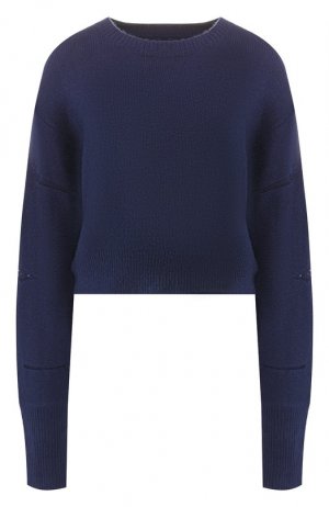 Пуловер со спущенным рукавом RTA. Цвет: синий