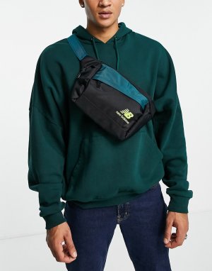 Черная сумка-кошелек на пояс с логотипом -Черный цвет New Balance