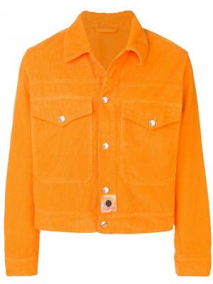 Вельветовый пиджак Kenzo. Цвет: оранжевый