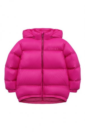 Пуховая куртка Versace. Цвет: розовый