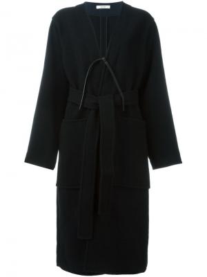 Belted coat Céline. Цвет: чёрный