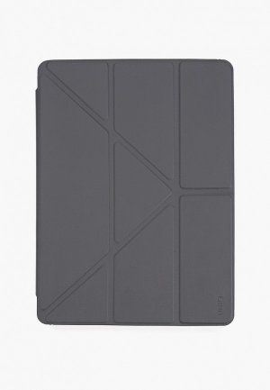 Чехол для планшета Uniq iPad 10.2 (Gen 7-9), Moven 3-х позиционный, с усиленным бампером и отсеком стилуса. Цвет: серый