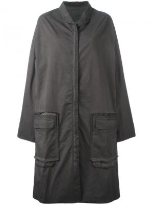 Пальто с большими карманами Rundholz. Цвет: серый