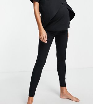 Пижамные леггинсы из органического хлопка черного цвета ASOS DESIGN Maternity «Выбирай и комбинируй»-Черный цвет