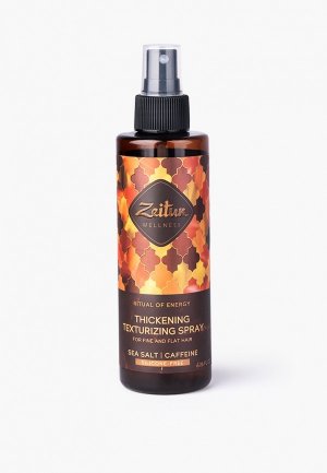 Спрей для волос Zeitun объема тонких Ритуал энергии, 200 мл. Цвет: прозрачный