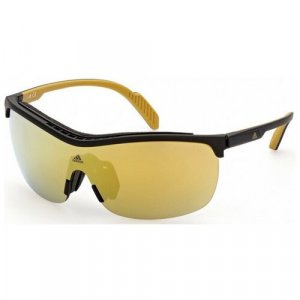 Солнцезащитные очки , золотой, черный adidas. Цвет: золотистый/черный