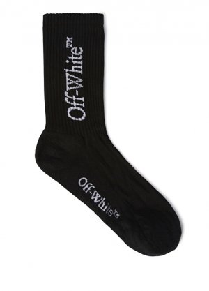 Черные мужские носки с логотипом Off-White