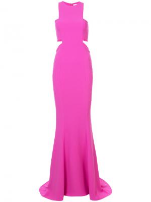 Вечернее платье Millburry Likely. Цвет: розовый и фиолетовый