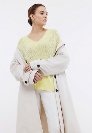 Пуловер Baon. Цвет: желтый