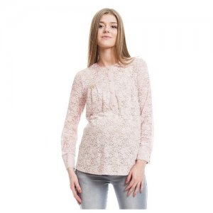 Блуза прямого силуэта розовая NewForm 7413-6073 (42-48) розовый (Розовый; Размер 44). Цвет: розовый