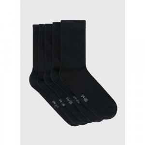 Носки OSTIN 5 пар, размер 31-33, черный O'STIN. Цвет: черный