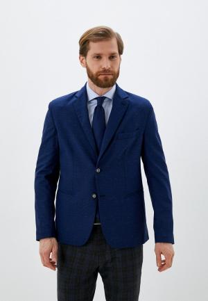 Пиджак Miguel Bharross с подплечниками. Цвет: синий