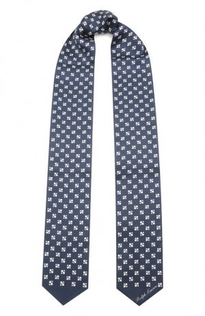 Шелковый шарф-твилли Ralph Lauren. Цвет: синий