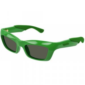 Солнцезащитные очки , зеленый Bottega Veneta. Цвет: зеленый