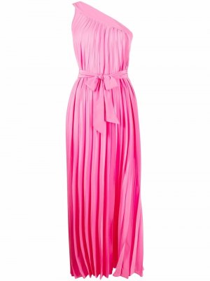 Длинное платье со складками P.A.R.O.S.H.. Цвет: розовый