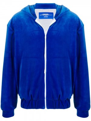 Спортивная куртка с капюшоном Anton Belinskiy. Цвет: синий