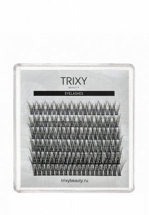 Пучки накладных ресниц Trixy Beauty Hearts (0.10 мм, MIX). Цвет: черный