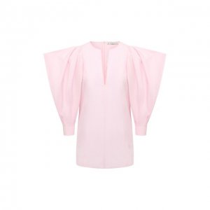 Хлопковая блузка Givenchy. Цвет: розовый