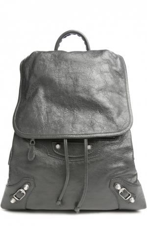 Рюкзак с зеркалом Balenciaga. Цвет: серый