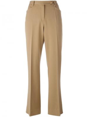 Костюмные брюки Prada Vintage. Цвет: коричневый