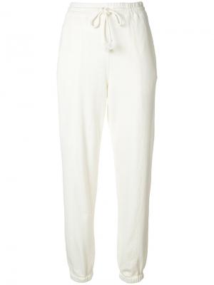 Классические спортивные брюки Helmut Lang. Цвет: белый