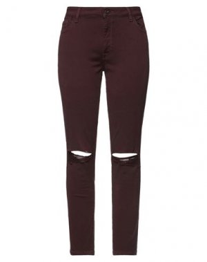 Джинсовые брюки DL1961. Цвет: красно-коричневый