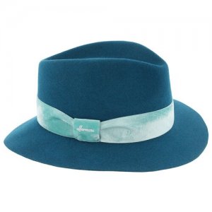 Шляпа , размер 59, синий Herman. Цвет: синий