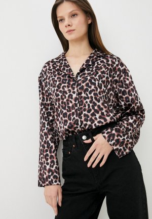 Блуза Mark Formelle Limited collection. Цвет: коричневый