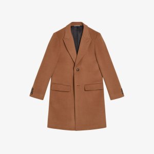 Однобортное пальто Wilding из смесовой шерсти , цвет tan Ted Baker