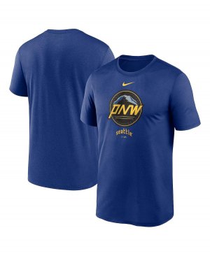 Мужская футболка с большим логотипом Royal Seattle Mariners 2023 City Connect Nike
