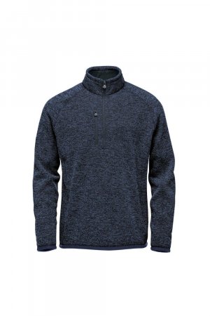 Пуловер на молнии Avalanche длиной в четверть , темно-синий Stormtech