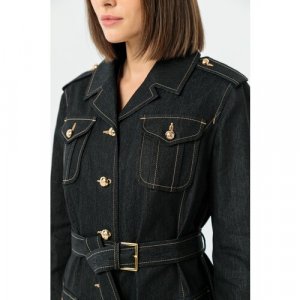 Пиджак , размер 46, черный Larro. Цвет: черный