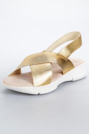 Wedge sandals AGILIS BARCELONA. Цвет: gold