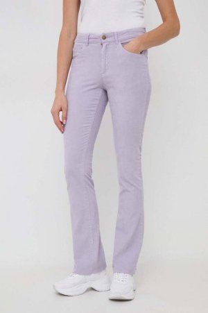 МАКС&Ко. вельветовые брюки Milady Max&Co., фиолетовый MAX&Co.