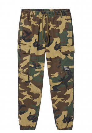 Брюки ALPHA INDUSTRIES. Цвет: зеленый