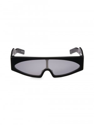 Квадратные солнцезащитные очки Gene 70 мм , черный Rick Owens