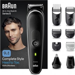 Series 5 MGK5420 Универсальный набор для укладки волос, мужской ухода «9 в 1» Braun