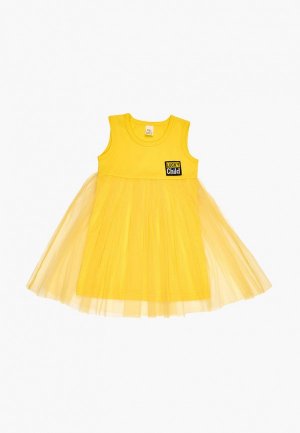 Платье Lucky Child. Цвет: желтый