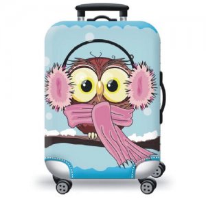 Чехол на чемодан M SUPRA подходит для чемоданов размера / Защитный багажа Товары путешествий В поездку. Цвет: голубой