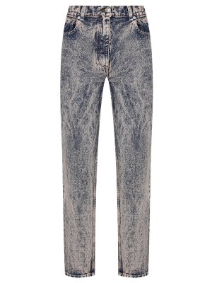 Джинсы хлопковые MARNI. Цвет: синий