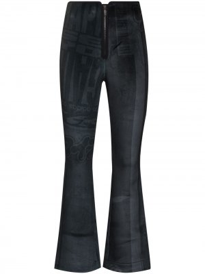 Расклешенные брюки Spacer Zine Y-3. Цвет: зеленый
