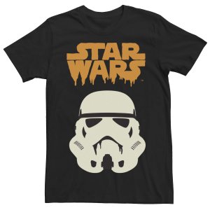 Мужская футболка Stormtrooper с капающим логотипом на Хэллоуин Star Wars