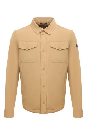 Утепленная куртка-рубашка Hetrego. Цвет: бежевый