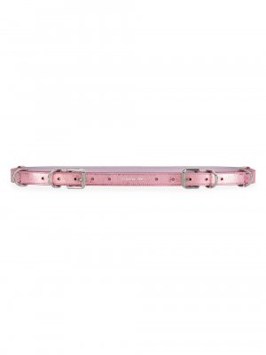 Ремень Voyou из ламинированной кожи , розовый Givenchy
