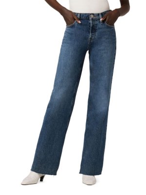 Широкие джинсы со средней посадкой Rosie , синий Hudson