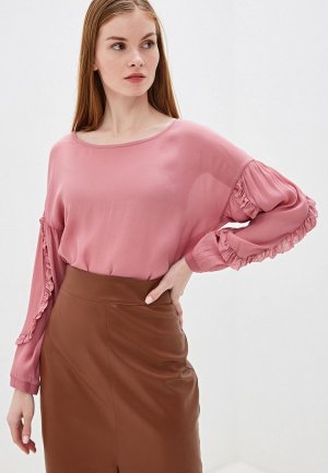 Блуза NazarenoGabrielli. Цвет: розовый