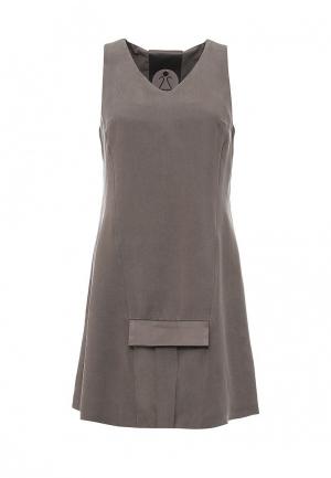 Платье D.VA. Цвет: серый