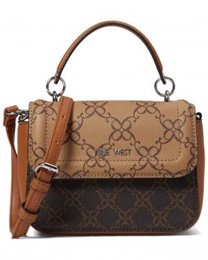 Сумка-кроссбоди Antionetta Mini Flap, коричневый Nine West